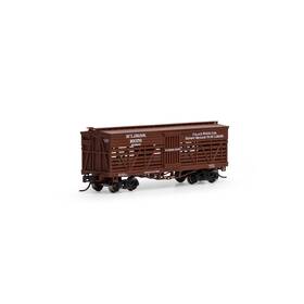 Ath5254 Athearn N 36ft Old Time Stock Car Slim&s #16076 Rolling
