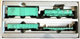 Athearn Ath5358 Ho Scale Union Pacific Up Work Train Set With Four 4 Cars Mint