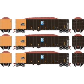 Ath7667 Athearn Ho Thrall High Side Gondola With Load Djjx #3 3 Rolling Stock