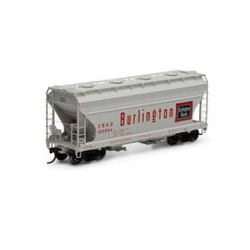 Ath81063 Athearn Ho Acf 2970 Covered Hopper Cb&q #183954 Rolling Stock