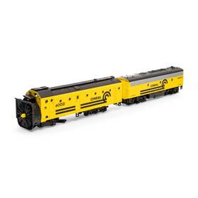 Ath93826 Athearn Ho Rotary Snowplow And F7b Cr #60021/#60021-b Rolling Stock