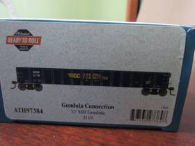 Ath97384 Athearn Ho #ath97384 Gondola Connection 52ft Mill 3119 - Nib