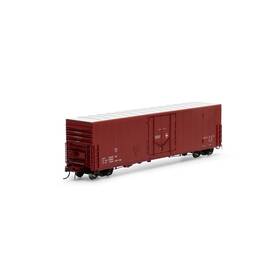 Athg68957 Athearn Ho 50ft Pc&f Smth Side Box With 10ft6 Drdata Only/red Rolling