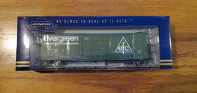 Athg69042 Athearn Genesis G69042 Evergreen Freight Car Corp 50ft P C And F Boxcar #4320