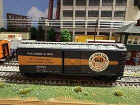 467093 Athearn/bev-bel 1022-1 Ho Baltimore And Ohio B&o 40ft Time Saver Box Car #467093 Kds