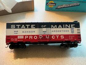 1113-5 Athearn Bev-bel Bangor And Aroostook #2381 Inch State Of Maine Kds Metal Wheels