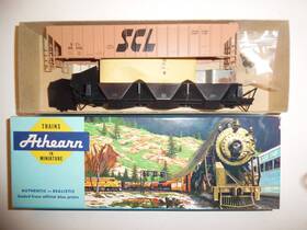 341-1 Athearn / Bev Bel Ho Train Ribside Hopper Car Kit Seaboard Scl With Kadee Coupers