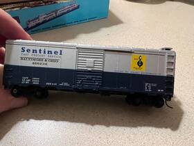 466234 Athearn/bev-bel 823-3 Baltimore And Ohio - 40ft Sentinel Box Car # With Kadees