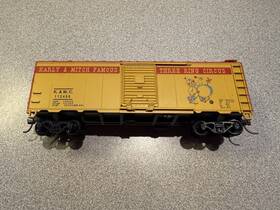 112456 Athearn Bev-bel 882-1 Ho Karly And Mitch Circus 40ft Special Boxcar Kadee Couplers