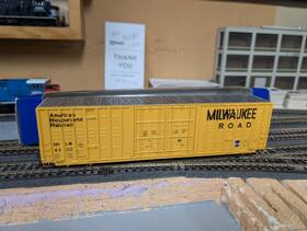 G4013 Athearn Gs Genesis Berwick 60ft Dd Waffle Side Boxcar Milw Milwaukee Road #4300