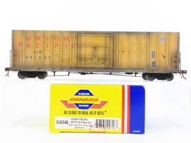 G4346 Athearn Ho Scale Genesis Up Union Pacific 50ft Box Car - Custom Weathered