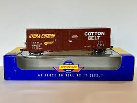 G4384 Athearn Ho Scale Genesis 50 Pc&f Boxcar With 14ft Plug Doors Cotton Belt/ssw