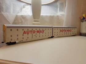 501579 Athearn G4401 Genesis Auto-max Aok Rr Ho-scale Auto-carrier Car