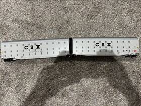 600002 Athearn G4406 Ho Scale Genesis #g4406 Csxt Csx Auto-max Auto Carrier #600002 Used