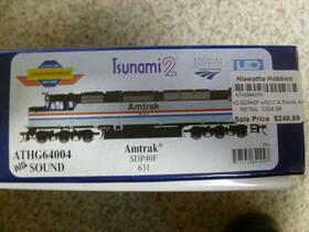 Athg64004 Athearn Genesis Ho Amtrak Sdp40f With Dcc And Sound #631