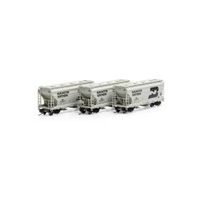 Athgn24688 Athearn Genesis N Acf 2970 Covered Hopper Bn 3 Rolling Stock