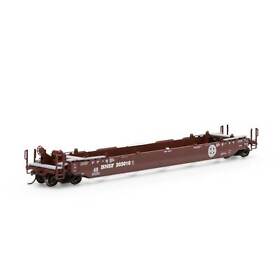 Ath7430 Athearn Ho Rtr 48foot Husky Stack Well Bnsf #203010 Rolling Stock