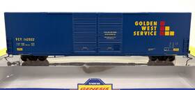 Athearn Og4132 Ho Genesis 60ft Fmc Ss-dd Box Car Golden West Service Vcx # 142022