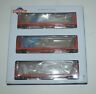 Ath90548 Athearn Ready To Roll Illinois Central Gulf 60foot Bulkhead Flat Car Set