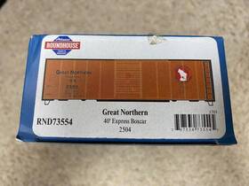 Rnd73554 Athearn Ho 40ft Box Car Single Door Gn/express #2504
