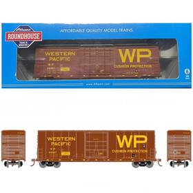 Rnd88055 Athearn Roundhouse Ho 50 High Cube Ss Box Car Western Pacific Wp 68261