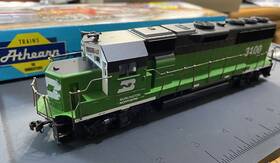 Wm-4634 Athearn Burlington Northern 3100 Gp50 Pwr New Vintage Item #4634