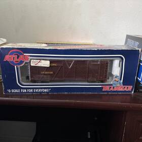 3-rail Atlas 0604-1 Trainman Union Pacific 40ft Stock Car. 3-rail. O Gauge Rare