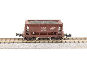 11350 Atlas N Ore Hopper With Coal Load Chicago And North Western Cnw Brown
