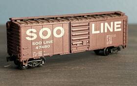 C13830 Atlas 13830 N Scale Soo Line 40ft Single Door Boxcar 47480