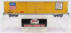 960568 Atlas 1677-2 Ho Union Pacific 60ft Double Door Auto Parts Car #960568 Ln/box