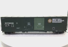 800430 Atlas 1756-5 Bc Rail Evans Double Plug Door Box Car Bcit #800430 Ho Scale