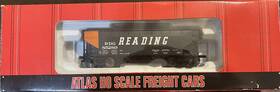 1870-1 Atlas Ho Scale 2 Bay Offset Side Hopper Reading Rdg 85289