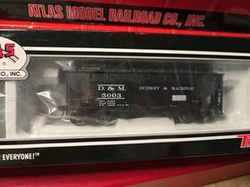 Atlas 18957 Trainman Ho #18957 2 Bay Offset Hopper Detroit And Mackinac Rd#5003 New