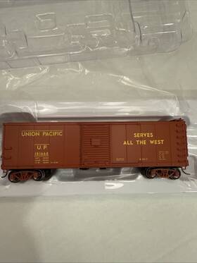 20-004-354 Atlas Ho Scale Rtr 40 Union Pacific Usra Steel Rebuilt Box Car #181668 New