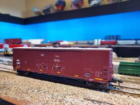20000776 Atlas Ho Scale Evans 53ft Double Plug-door Boxcar Modesto And Empire Traction 13555