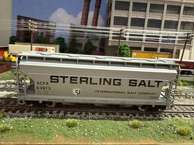 Atlas 20000888 Trainman Ho Scale Acf 3560 Covered Hopper Acfx 63613 Sterling Salt