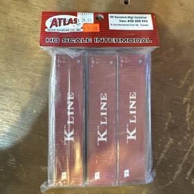 20000953 Atlas Ho 40 Standard - High Container Inch K-line #20000953 Nib