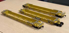 20001273 Atlas Master Ho Thrall Triple 53ft Articulated Well Cars Ttx Dttx 728428