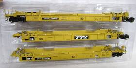 20001278 Atlas Ho Scale Ttx Trailer Train Thrall 53ft Articulated Well Car Set Of 3