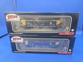 20002918 Atlas 2 Ho Scale Rtr C&o Chesapeake And Ohio 3-bay Wood Chip Hopper Car 70 Ton