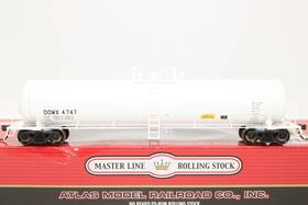 20003511 Atlas Master Ho Scale Dow Chemical Gatx 20 700 Gallon Tank Car #4747 Nos