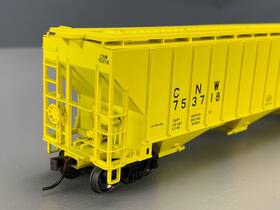 20003928 Atlas Ho Trainman Thrall 4750 Covered Hopper C&nw #75318 Ho3979