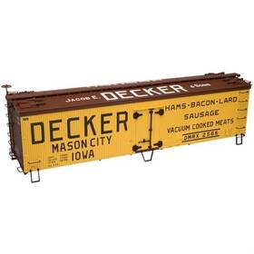 20005382 Atlas O 36ft Wood Reefer Decker Decorated Body Item# O36wrd