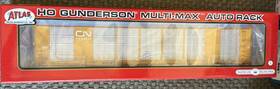 20005664 Atlas Ho Rtr #20005664 Gunderson Multi-max Auto Rack Cn-gtw #695768 Nib