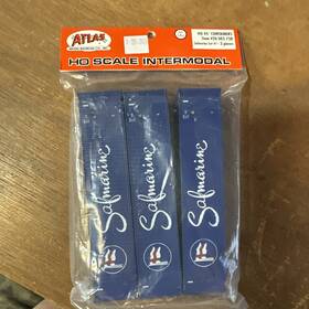 20005738 Atlas Ho Scale Safmarine 45ft Container Set #1 3-pack Item# New