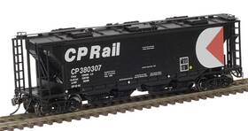 20006367 Atlas Ho Scale Slab-side Covered Hopper Canadian Pacific/cp Rail #380606 6 Hatch