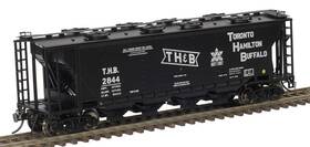 20006373 Atlas Ho Scale Slab-side Covered Hopper Toronto Hamilton And Buffalo/th&b #2845