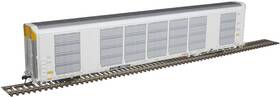 20006437 Atlas Ho Scale Gunderson Multi-max Enclosed Auto Rack Ttx/white #698177/g471