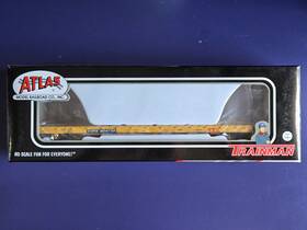 20006452 Atlas Ho Scale Trainman 62ft Bulkhead Flat Car Ttx Fwd Thinking 804739