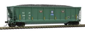 20006692 Atlas Ho Scale Coalveyor Bathtub Coal Gondola David J. Joseph/djjx Teal #30960